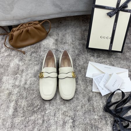 Gucci GG calfskin loafers