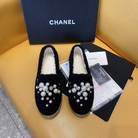 Chanel Fur Espadrilles
