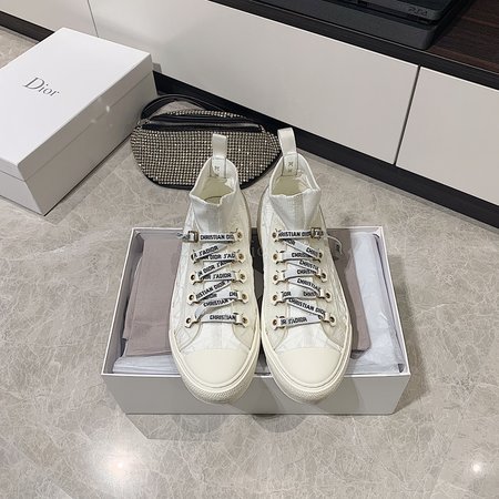 Dior Diamond knit casual shoes