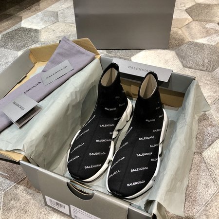 Balenciaga Classic series knitted sock boots