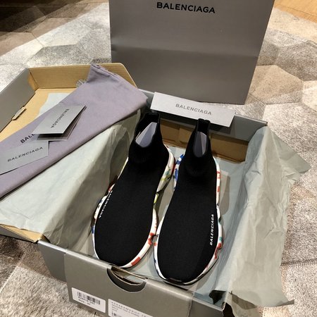 Balenciaga Classic series knitted sock boots