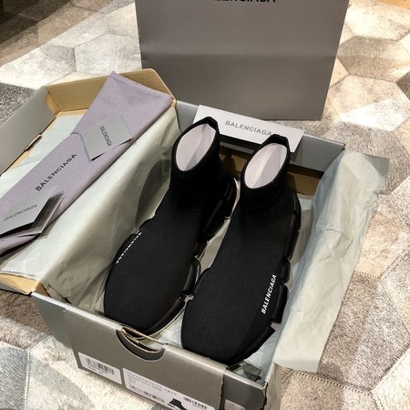 Balenciaga Classic series knitted sock boots