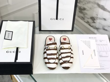 Gucci Slippers horsebit series lining sheepskin