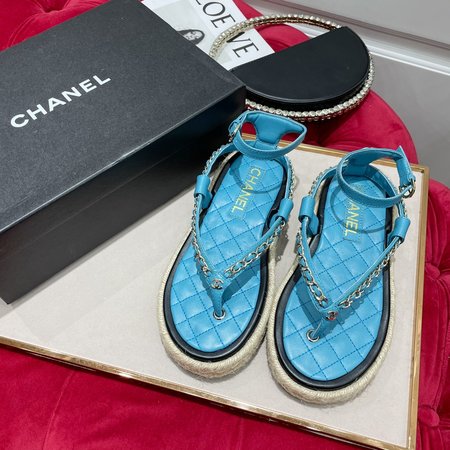Chanel Lingge Classic Flip Flop Sandals
