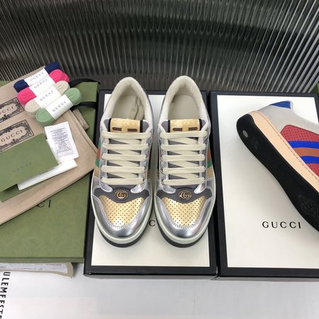 Gucci Screener casual sneakers embroidered GG