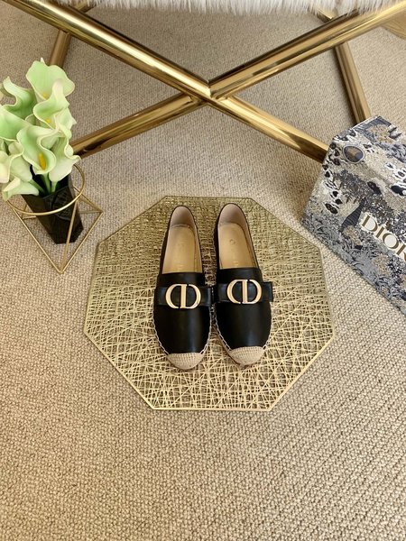 Dior Vintage sheepskin classic Espadrilles