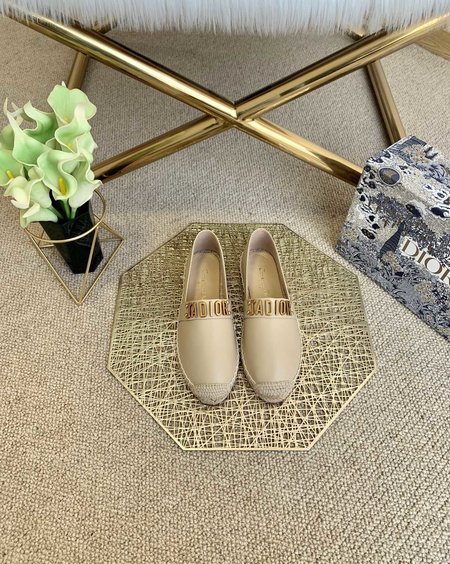 Dior Vintage sheepskin classic Espadrilles