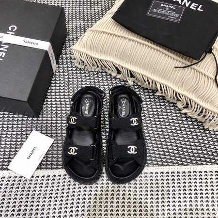 Chanel Velcro sandals