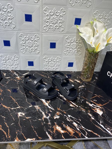 Chanel Velcro sandals new