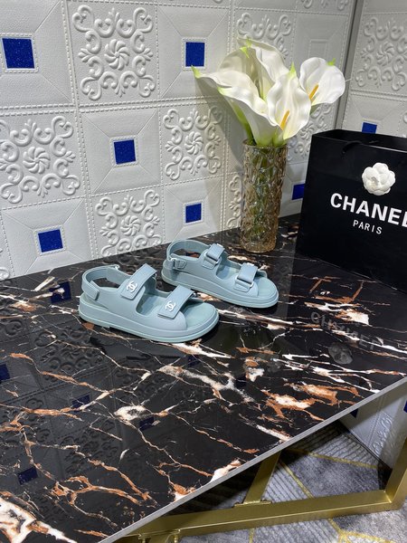 Chanel Velcro sandals new