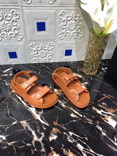 Chanel Velcro sandals new
