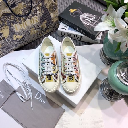 Dior Imported lambskin woven fabric casual shoes