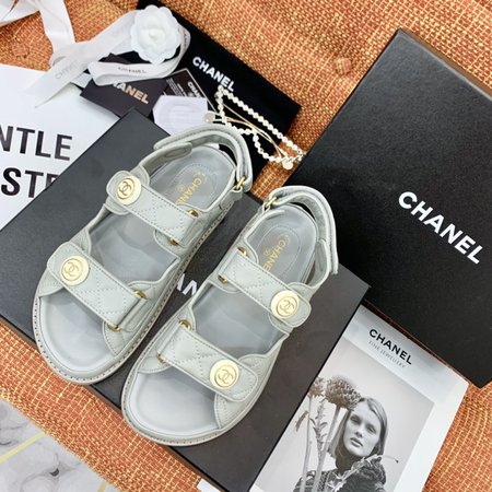 Chanel Velcro sandals