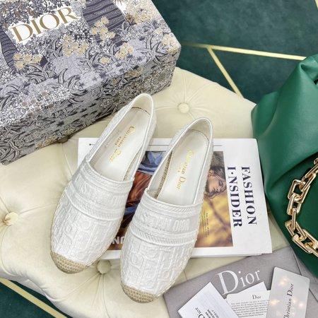 Dior Oblique embroidery Espadrilles