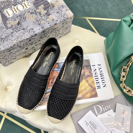 Dior Oblique embroidery Espadrilles
