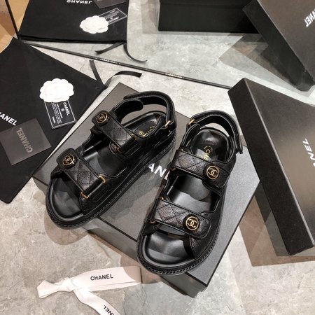 Chanel Velcro sandals