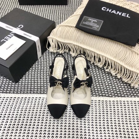 Chanel bow shoes