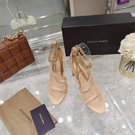 Bottega Veneta Hollow mesh sandals