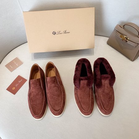 LP Suede Cashmere Loafers