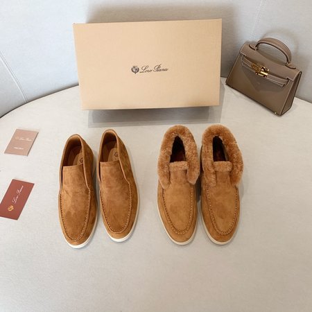 LP Suede Cashmere Loafers