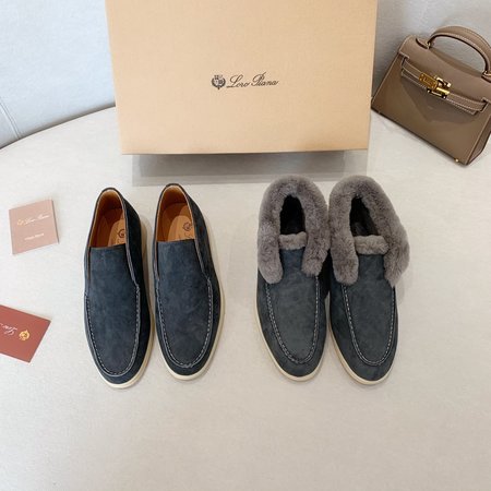 LP Suede Cashmere Loafers