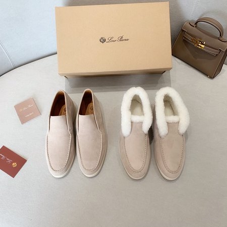 LP Suede Cashmere Loafers