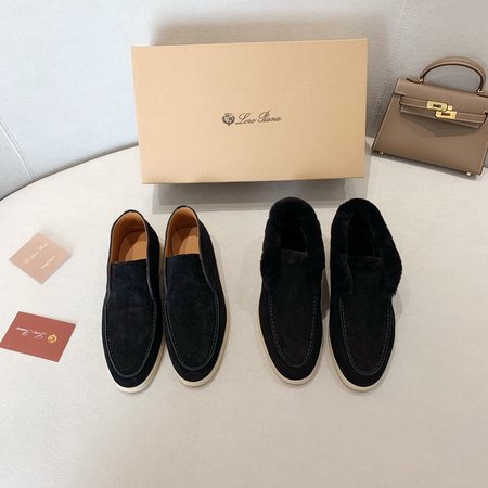 LP Suede Cashmere Loafers