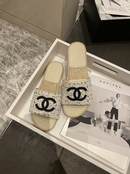 Chanel Drill nail slippers Espardrilles
