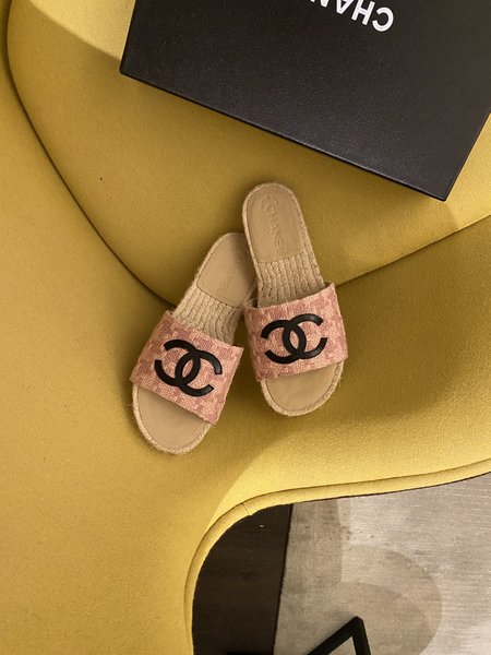 Chanel Drill nail slippers Espardrilles