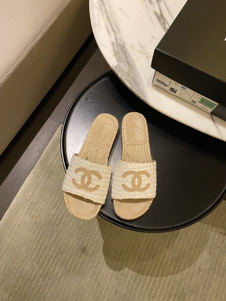 Chanel Drill nail slippers Espardrilles