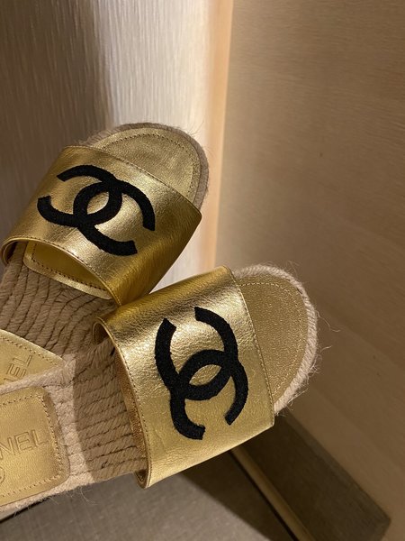 Chanel Drill nail slippers Espardrilles