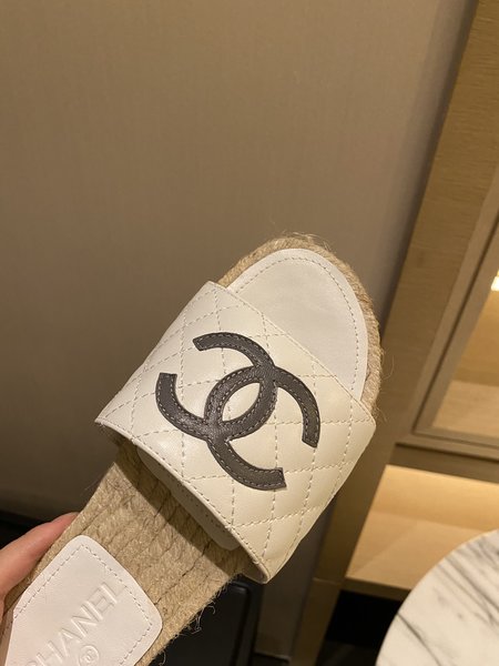 Chanel Drill nail slippers Espardrilles