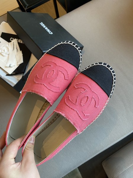 Chanel Espadrilles silk sheepskin lining