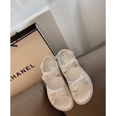 Chanel Velcro sandals