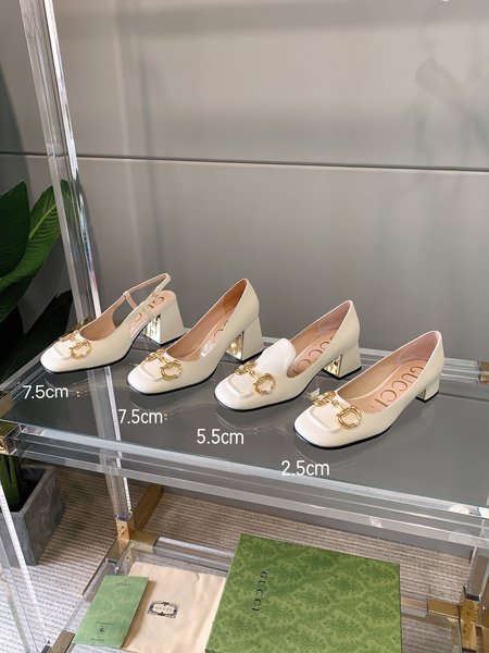 Gucci Horsebit chunky heel loafers