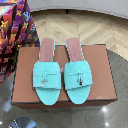 LP Slippers Cashmere Suede