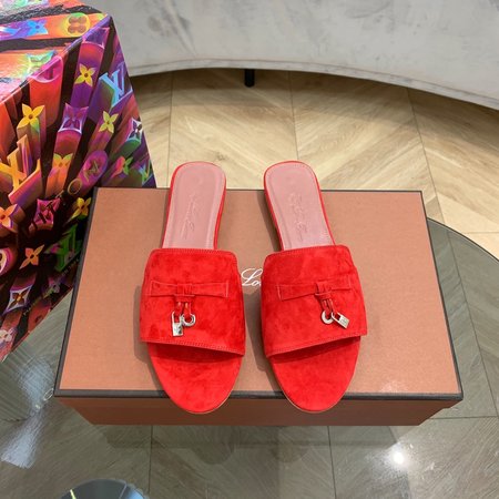 LP Slippers Cashmere Suede