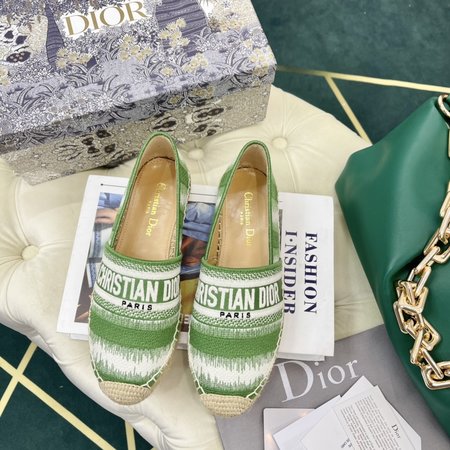 Dior Oblique embroidery Espadrilles