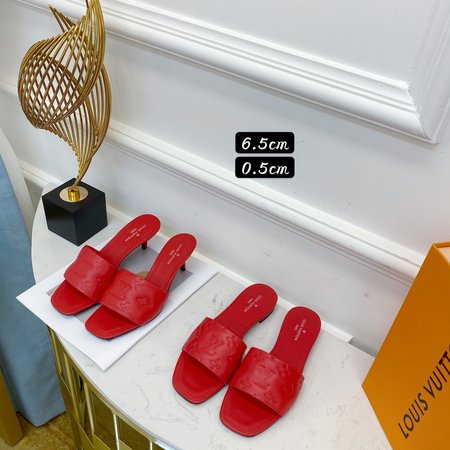 Louis Vuitton low heel slippers LV