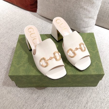 Gucci GG horsebit sandals/slippers