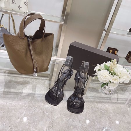 Bottega Veneta Sheepskin high-heel sandals