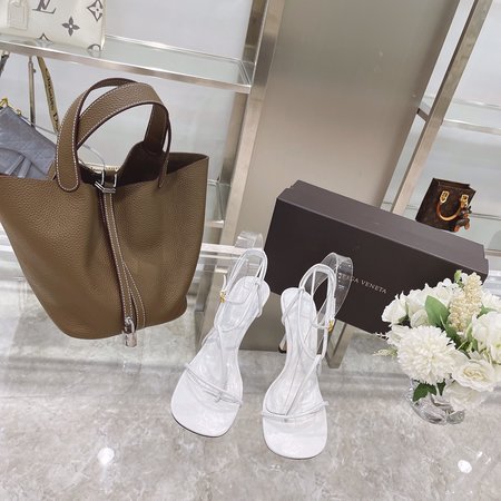 Bottega Veneta Sheepskin high-heel sandals