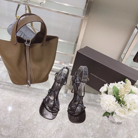 Bottega Veneta Sheepskin high-heel sandals