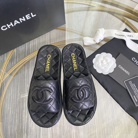 Chanel Slippers soft sheepskin