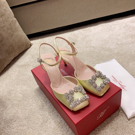 Roger Viver Lace-up sandals with diamonds