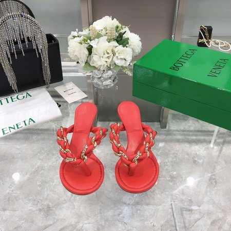 Bottega Veneta Chain high heel slippers