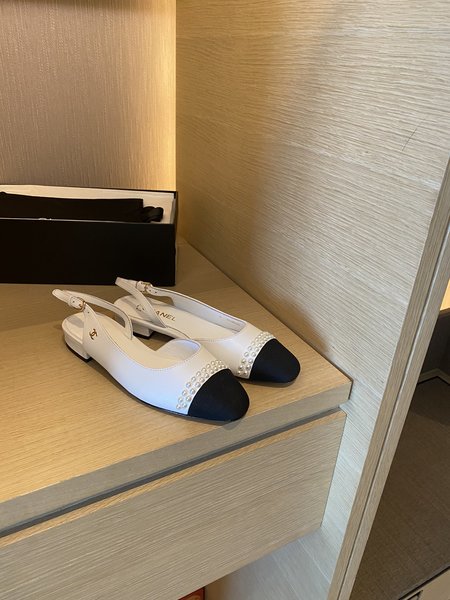 Chanel Pearl sheepskin leather outsole