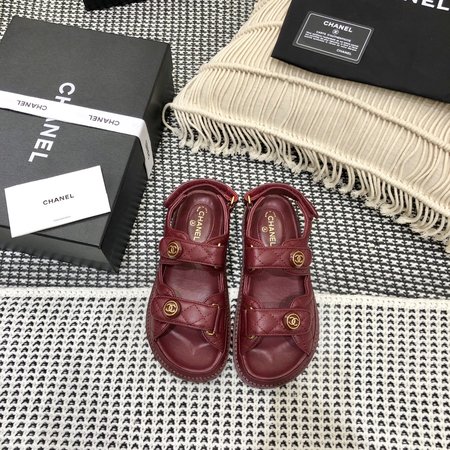 Chanel Velcro sandals