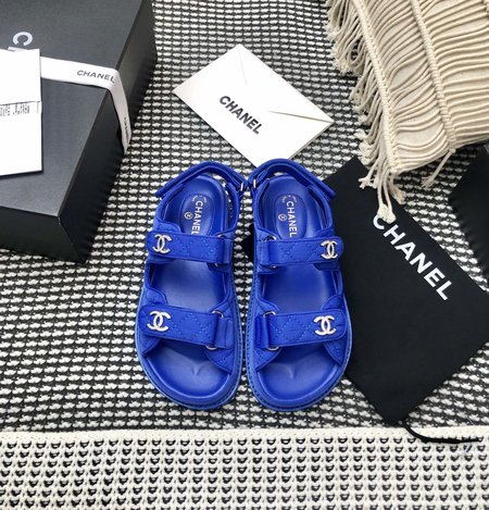 Chanel Velcro sandals