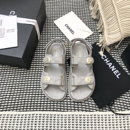 Chanel Velcro sandals